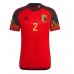 Günstige Belgien Toby Alderweireld #2 Heim Fussballtrikot WM 2022 Kurzarm